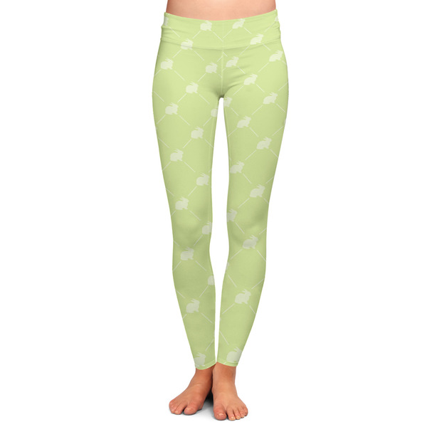 Custom Easter Bunny Ladies Leggings - Extra Small