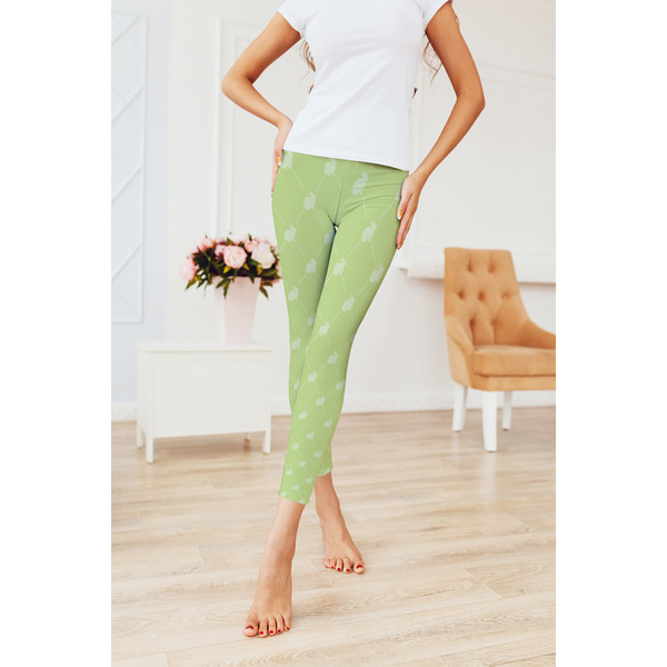 Easter Bunny Ladies Leggings - LIFESTYLE 2