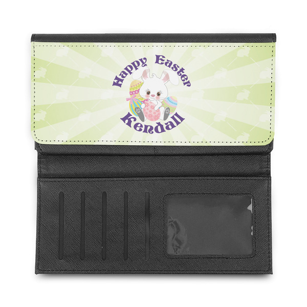Easter Bunny Ladies Wallet - Half Way Open