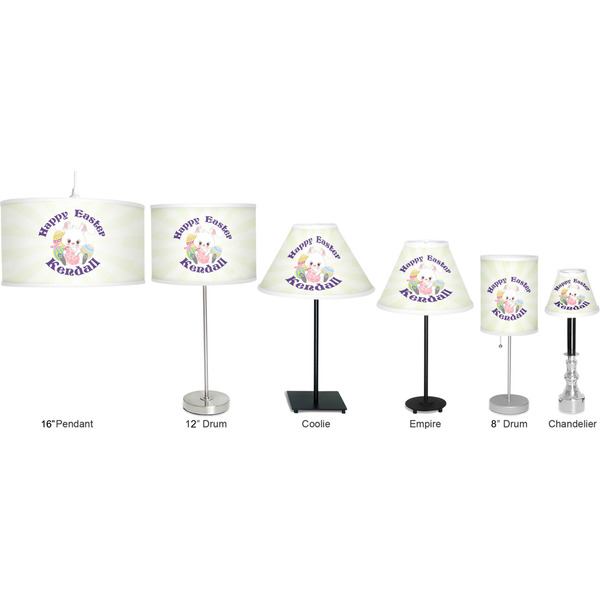 Easter Bunny Lamp Full View Size Comparison