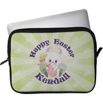 Easter Bunny Laptop Sleeve / Case - 11" (Personalized)