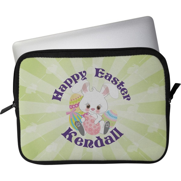 Custom Easter Bunny Laptop Sleeve / Case - 11" (Personalized)