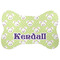 Easter Bunny Bone Shaped Dog Food Mat (Personalized)