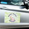 Easter Bunny Large Rectangle Car Magnets- In Context