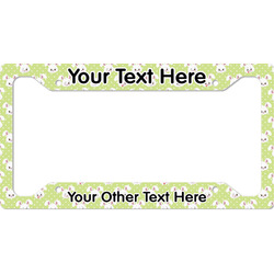 Easter Bunny License Plate Frame - Style A (Personalized)