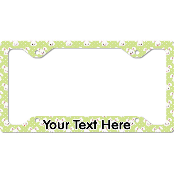 Custom Easter Bunny License Plate Frame - Style C (Personalized)
