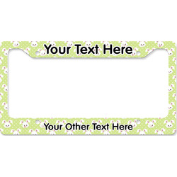 Easter Bunny License Plate Frame - Style B (Personalized)
