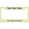 Easter Bunny License Plate Frame - Style B (Personalized)