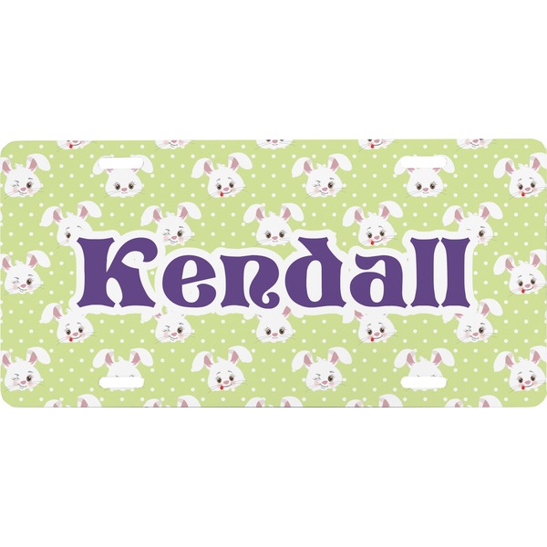Custom Easter Bunny Front License Plate (Personalized)