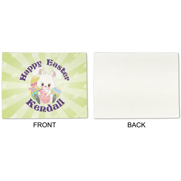Easter Bunny Linen Placemat - APPROVAL Single (single sided)