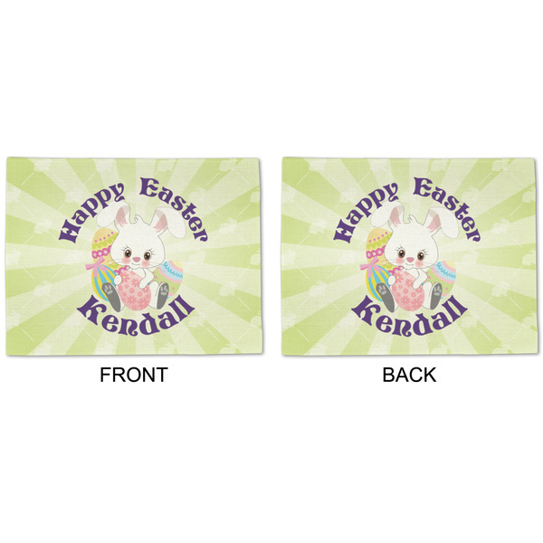 Easter Bunny Linen Placemat - APPROVAL (double sided)