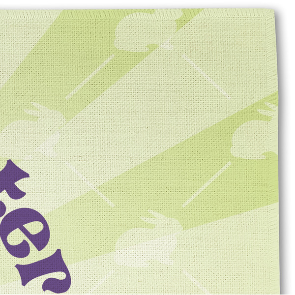 Easter Bunny Linen Placemat - DETAIL