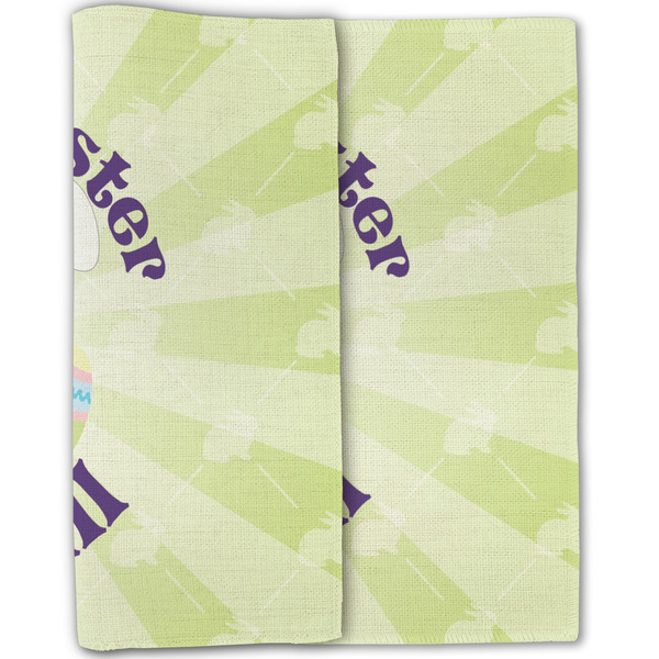 Easter Bunny Linen Placemat - Folded Half (double sided)