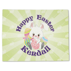 Easter Bunny Single-Sided Linen Placemat - Single w/ Name or Text