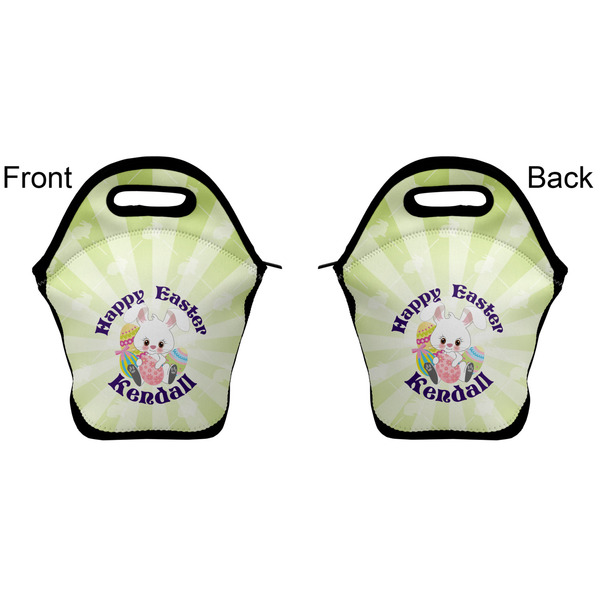 Easter Bunny Lunch Bag - Front and Back