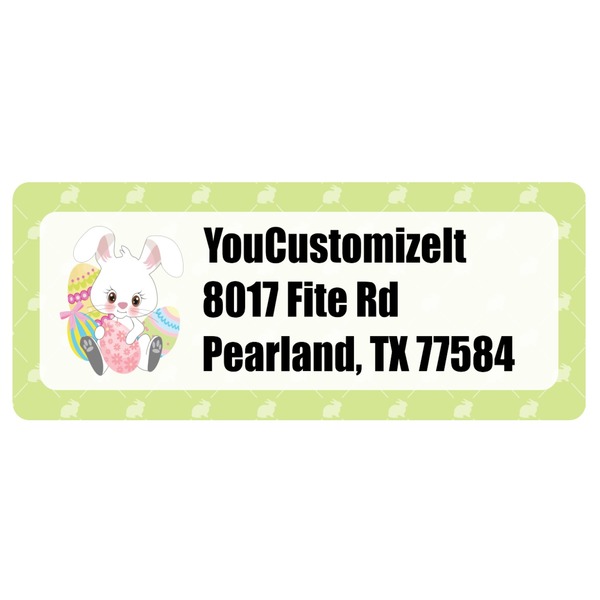 Custom Easter Bunny Return Address Labels (Personalized)