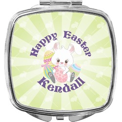 Easter Bunny Compact Makeup Mirror (Personalized)