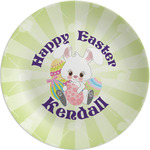 Easter Bunny Melamine Salad Plate - 8" (Personalized)