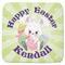 Easter Bunny Memory Foam Bath Mat - 48"x48" (Personalized)