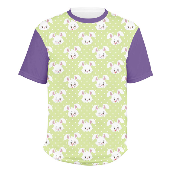 Custom Easter Bunny Men's Crew T-Shirt - 3X Large