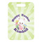 Easter Bunny Metal Luggage Tag - Front Without Strap