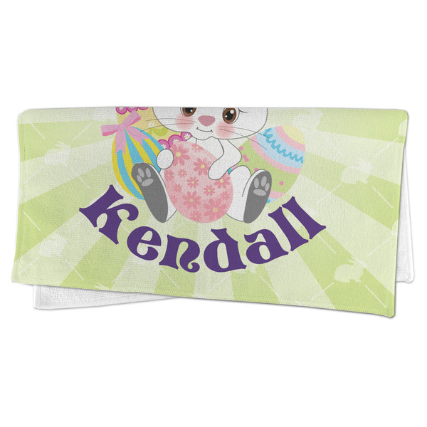 Easter Bunny Microfiber Dish Rag - FOLDED (half)