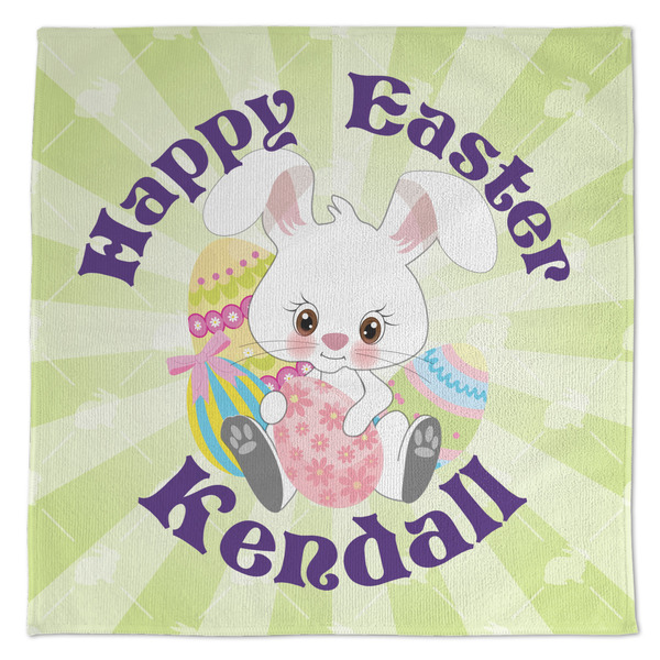 Custom Easter Bunny Microfiber Dish Towel (Personalized)