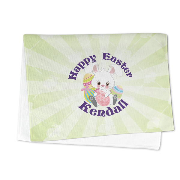 Easter Bunny Microfiber Dish Towel - FOLDED HALF