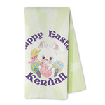 Easter Bunny Kitchen Towel - Microfiber (Personalized)