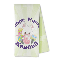 Easter Bunny Kitchen Towel - Microfiber (Personalized)