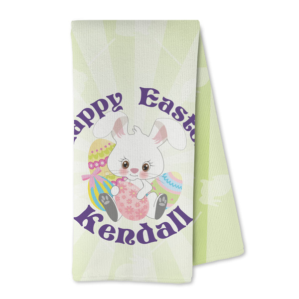 Custom Easter Bunny Kitchen Towel - Microfiber (Personalized)