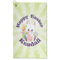 Easter Bunny Microfiber Golf Towel (Personalized)