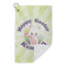 Easter Bunny Microfiber Golf Towels Small - FRONT FOLDED