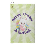 Easter Bunny Microfiber Golf Towel - Small (Personalized)
