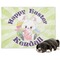 Easter Bunny Microfleece Dog Blanket - Large