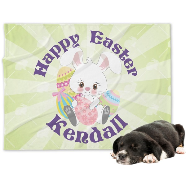 Custom Easter Bunny Dog Blanket - Regular (Personalized)