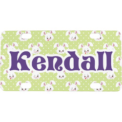 Easter Bunny Mini/Bicycle License Plate (Personalized)