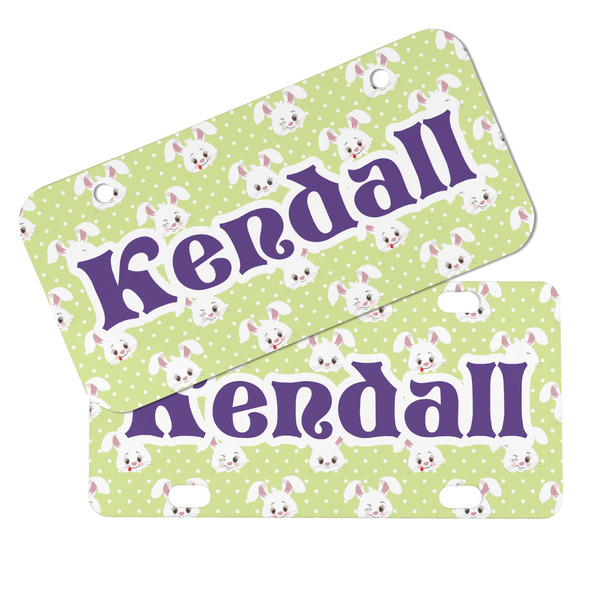 Easter Bunny Mini License Plates - MAIN (4 and 2 Holes)