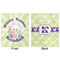 Easter Bunny Minky Blanket - 50"x60" - Double Sided - Front & Back