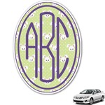 Easter Bunny Monogram Car Decal (Personalized)
