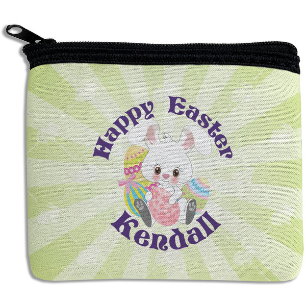 Custom Easter Bunny Rectangular Coin Purse (Personalized)