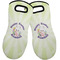 Easter Bunny Neoprene Oven Mitts - Set of 2 w/ Name or Text