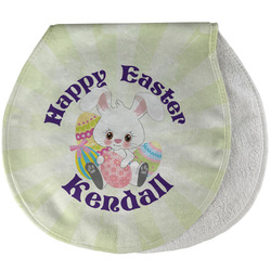 Easter Bunny Burp Pad - Velour w/ Name or Text