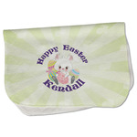 Easter Bunny Burp Cloth - Fleece w/ Name or Text