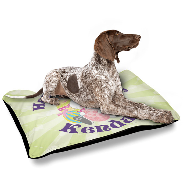Easter Bunny Outdoor Dog Beds - Large - IN CONTEXT