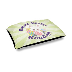 Easter Bunny Outdoor Dog Bed - Medium (Personalized)