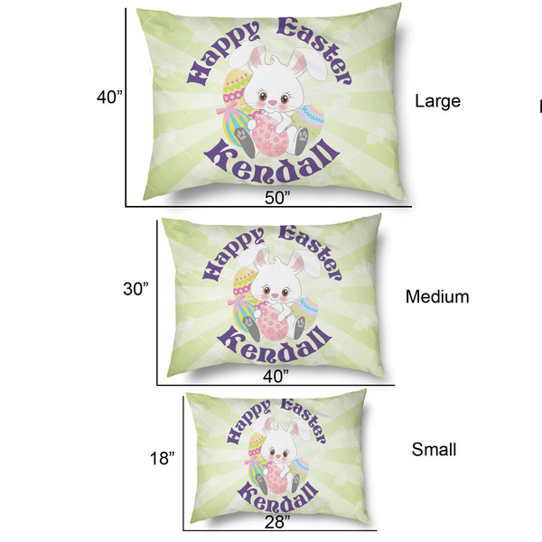 Easter Bunny Outdoor Dog Beds - SIZE CHART
