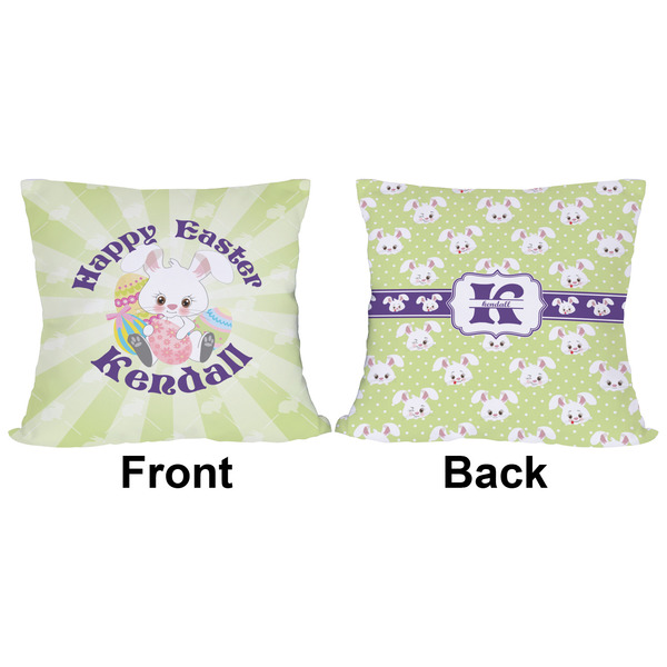 Easter Bunny Outdoor Pillow - 16x16