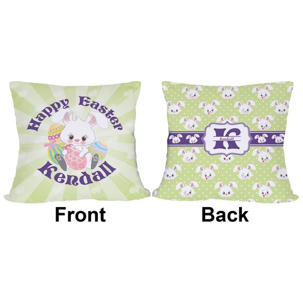 Easter Bunny Outdoor Pillow - 18x18