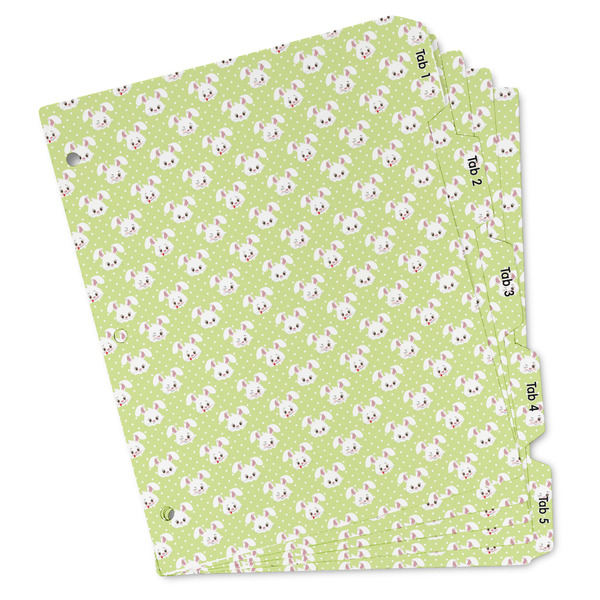 Custom Easter Bunny Binder Tab Divider - Set of 5 (Personalized)